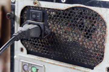 dust on power supply,Selective focus