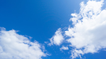 Nature blue sky background with cloud