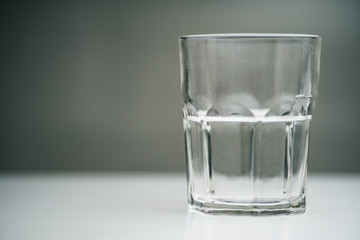 glass of water, isolated
