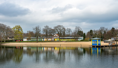 Orankesee lido in Berlin Niederschönhausen, Germany