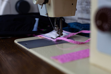 we sew a medical mask ourselves