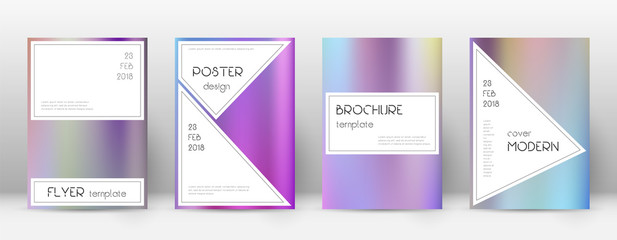 Flyer layout. Stylish precious template for Brochu