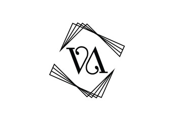 V A Initial Letter Logo design vector template, Graphic Alphabet Symbol for Corporate Business Identity