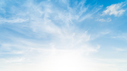 Sky blue background. Natural background bright,Thailand-Malaysia border