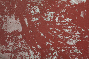 페인트가 벗겨진 시멘트벽