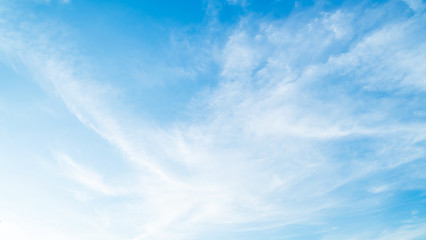 blue sky with white clouds