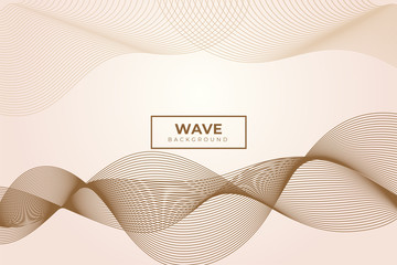 Wave background. Dynamic shapes composition