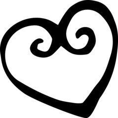 Hand drawn heart