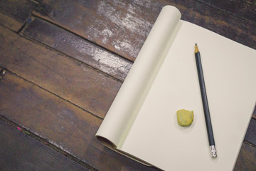 close up of a pen on a notebook