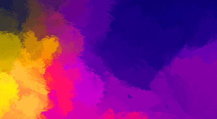 Brushed Painted Abstract Background. Brush stroked painting. Artistic vibrant and colorful wallpaper.