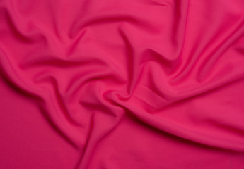 Pink fabric texture background,wavy fabric