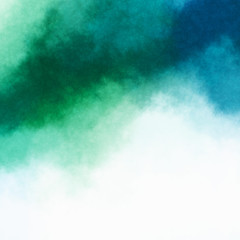 Watercolor painted background. Abstract Illustration wallpaper. Brush stroked painting. 2D Illustration.