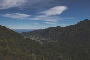 Fototapeta na wymiar Madeira Roads through the Mountains