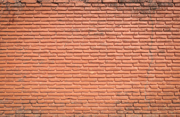 Background of red brick wall seamless