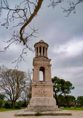 Monument romain des Antiques à Saint-Rémy-de-Provence, France