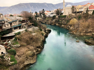 Turquoise River in Bosnia 