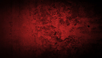 Background red and black stone or wall texture of old vintage design with grunge