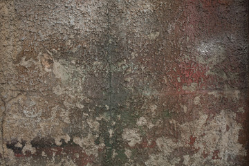 낡고 거친 시멘트 벽돌