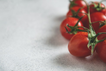 Fresh ripe organic tomatoes