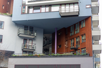 Moderner Wohngebäude in Oslo (Norwegen)