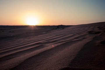 Sonnenaufgang in der Wüste