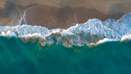 Fototapeta na wymiar Empty Ocean View from above