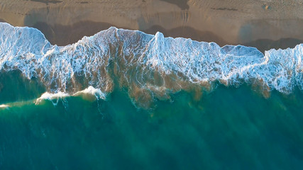 Obraz na płótnie Canvas Empty Ocean View from above