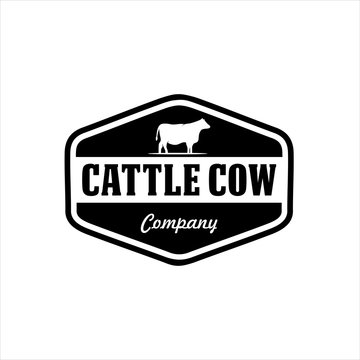 Cattle logo vintage,  Idea logo design inspiration
