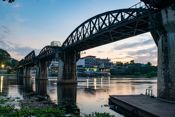 Chulalongkorn Bridge Ratchaburi thailand