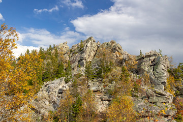 mountains in autumn