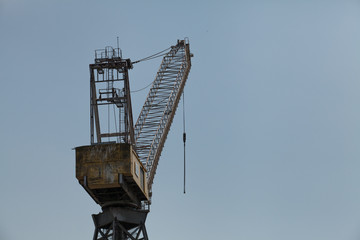 Naklejka premium St Nazaire port industrielle 