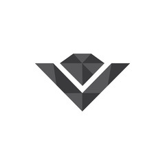 Diamond  jewelry Logo Template vector icon illustration design