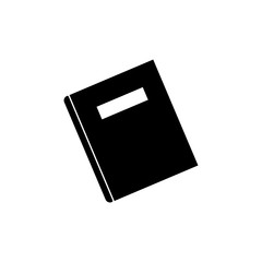 notebook. Simple modern icon design illustration.