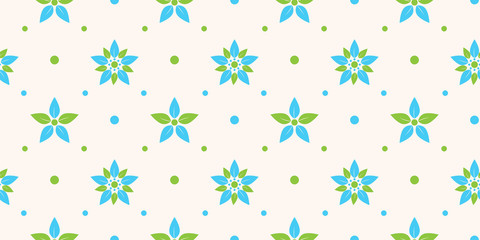 Seamless floral pattern background, Vector flower ornament, Hand drawn decorative element, Seamless backgrounds and wallpapers for fabric, packaging, Decorative print, Textile, repeating pattern