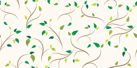 Seamless floral pattern background, Vector flower ornament, Hand drawn decorative element, Seamless backgrounds and wallpapers for fabric, packaging, Decorative print, Textile, repeating pattern