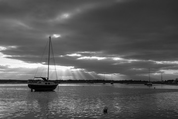 Stormy day at Old Leigh, Leigh-on-Sea, Essex, England