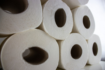 rolls of toilet paper