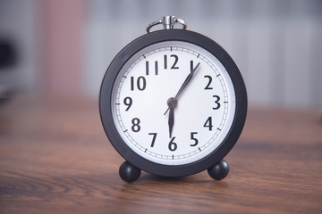 clock on the table