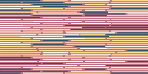 Faded lines on a reddish background. Small faded parallel lines or lines or long rectangles. Faded blue, orange and yellow colors. Background for posters, banners, business cards, videos, sites, blogs