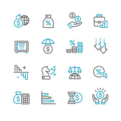 business and marketing icons set