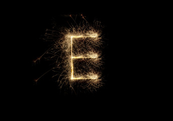 fireworks on black background