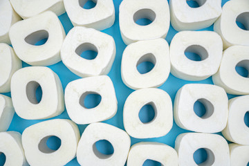 toilet paper supplies for the coronavirus pandemic covid- 19