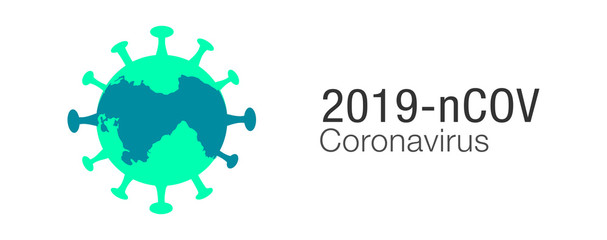 coronavirus logo 2019-nCoV covid-19 corona virus vector	