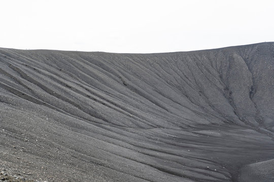 The Tephra Crater Hverfjall, In Northern Iceland