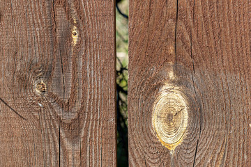 Old rustic wooden surface. Boards for background and construction. Brown texture.