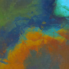 Modern art. Colorful contemporary artwork. Color strokes of paint. Brushstrokes on abstract background. Brush painting.