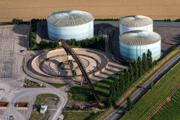 Fototapeta premium Photo aerienne Oise