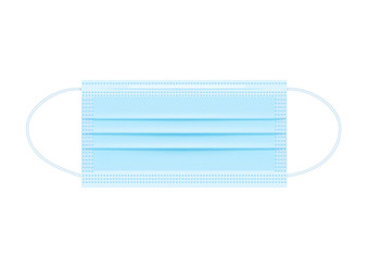 Medical protective mask, isolated on white background. Vector