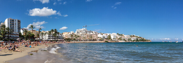 Fototapeta na wymiar Ibiza panorama