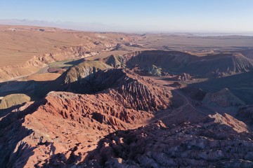 Fototapeta na wymiar San Pedro de Atacama, Antofagasta - Chile. Desert. Andes. Death Valley 